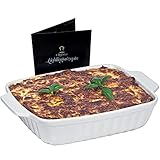 Chefarone Auflaufform Keramik groß - Lasagne Auflaufform hoch zum Backen,...