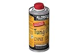 Allendo® 100% pures Tung Öl, für Innen & Außen, Holzimprägnierung farblos...