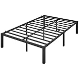 Yaheetech Bettrahmen 140 x 200 cm Metallbett Bettgestell aus Metall, Modern Jugendbett mit...