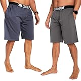 CityComfort Pyjama Shorts Herren, Kurze Schlafanzughose Herren mit Seitentaschen &...