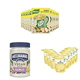 Iftar Ramadan Set Knorr Cup a Soup Hühnersuppe mit Nudeln 12x, Hellmann's Vegan Mayo...