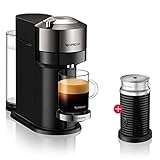 Nespresso Krups Vertuo Kaffeemaschine, Kaffeekapselmaschine mit Aeroccino 3...