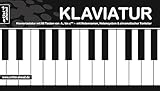 Klaviatur: Ausklappbare Klaviertastatur mit 88 Tasten von A2 bis c5 – mit Notennamen,...
