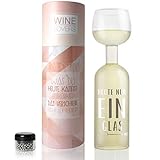 ILP GMBH I LOVE PRODUCTS Wine Lovers Weinflasche Glas Heute nur ein Glas - Weinglas...