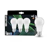 BELLALUX LED Lampe für E27-Sockel, matte Optik ,Kaltweiß (4000K), 1521 Lumen,...