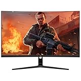 GAMEPOWER Vivid T50 27 Zoll Curved Gaming Monitor 180Hz, PC Bildschirm Full HD 1080P VA...