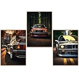 GrowArt - Stilvolle BMW Auto-Poster im A3-Format ohne Rahmen - eine zeitlose...