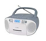 REFLEXION CD-Player mit Kassette und Radio für Netz- und Batteriebetrieb (PLL UKW-Radio,...