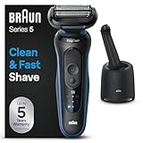 Braun Series 5 Elektrorasierer für Herren, Nass- und Trockenrasur, Turbo und Standard...