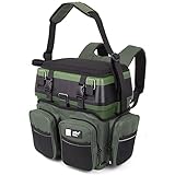 Zite Fishing Multi Angel-Koffer-Rucksack & Sitz-Kiepe in 1 - Inkl. 4 Tackle-Boxen für...