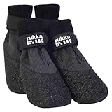 Rukka Pets Dog & Puppy Paw Wear Socke Hundeschuhe, Schwarz, Größe 2