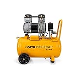 VITO 50 Liter 1100W Silent 8bar/115psi Flüsterkompressor Ölfreier Kompressor...