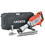 Arebos Abbruchhammer Schlaghammer 1700W | 60 Joule | 1900 Schläge pro Minute |...