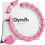 Gymfh Hula Hoop zum abnehmen - Smart Hula Hoop mit Gewichtsball, mit verschiedenenen...