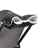 Kinderwagen Handwärmer,Universalgröße Handwärmer für Kinderwagen, Handmuff mit Fleece...