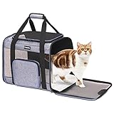 Fostanfly Katzentransportbox für große Katzen 20 lbs, Hundetransportbox für kleine...