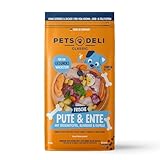 Pets Deli Trockenfutter für Welpen Pute & Ente mit Süßkartoffel, Blaubeere & Kamille -...