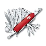 Victorinox Taschenmesser Swiss Champ (33 Funktionen, Korkenzieher, Holzsäge, Schere) rot