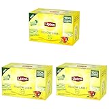 Lipton | Yellow Label | Schwarzer Tee | mit zarten, handgepflückten Schwarzteeblättern |...