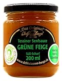 Wolfram Berge Tessinger Senfsauce Grüne Feige, 6er Pack (6 x 200ml)