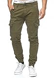 Indicode Herren August Cargohose aus Baumwolle mit 6 Taschen | Cargo Chino Hose...