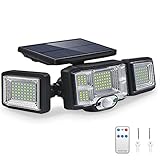 LED Solarlampen für Außen mit Bewegungsmelder, VICALO ip65 Wasserdicht Solar...