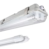 Proventa Feuchtraumleuchte mit 2 LED-Röhren 150 cm, 41 W, 6.200 Lumen, 4.000 K,...