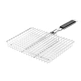 Fenteer Barbecue Fisch Grillkorb Barbecue Grill Korb Langlebiges Zubehör Grill Clip...