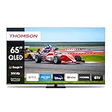 Thomson 65'' (164 cm) QLED PRO -144Hz - Central Stand - Google TV (Android 11) - YouTube,...