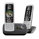 Gigaset C430A Duo 2 schnurlose Telefone mit Anrufbeantworter (DECT Telefon mit...