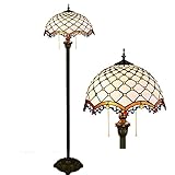 BTZHY Tischlampe im Tiffany-Stil,Stehlampe im Tiffany-Stil, moderne mediterrane...