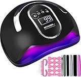 BEYAOBN 168W Nageltrockner UV LED Nagellampe Lampe für Nägel, Nail Dryer for...