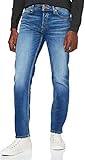 Herren Jack & Jones Comfort Fit Jeans Mike ORIGINAL JOS Mid Waist Reg Basic, Farben:Blau,...