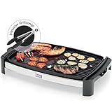 LEBENLANG Elektrogrill Tischgrill elektrisch mit TÜV & GS 2200 Watt -...