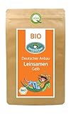 Bio goldene Leinsamen 300g - ganze Körner - goldgelbe Leinsaat aus deutschem Anbau -...