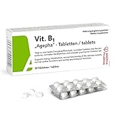 Vitamin B1 Agepha Hochdosiert 200mg Thiamin Tabletten für Nervenscherzen,...