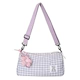 HIHELO Umhängetasche Einzelne Schulter Damen Tasche Crossbody Mädchen Herz Kissen Tasche...