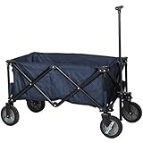 Campart HC-0910 klappbarer Strandwagen/ Bollerwagen - 70 Kilogramm Belastbarkeit...