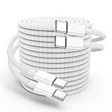 USB-Kabel C [3 m + 3 m / 2 Stück] 3 A Ladegerät Typ C Schnellladung Nylon geflochten...