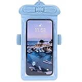 Vaxson Hülle Blau, kompatibel mit HTC U24 pro, wasserdichte Tasche Handyhülle Waterproof...