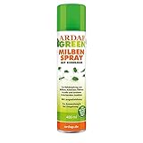 ARDAP GREEN Milbenspray mit Kieselgur 400ml - Mit Langzeitwirkung gegen Milben,...