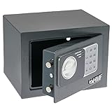 HMF 46126-11 Safe Tresor klein mit Zahlenschloss, Möbeltresor | 23 x 17 x 17 cm...