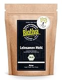 Biotiva Leinsamenmehl Bio 250g - Flachspflanze - glutenfrei - Low Carb Mehl - glutenfrei,...