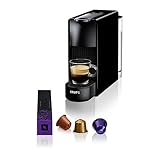 Nespresso Krups XN1108 Essenza Mini Kaffeekapselmaschine| 14 Kapseln | 19 bar |...