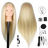 DaizySight Frisierkopf Erwachsene übungskopf Hair Styling Training Head with 50% Real...