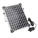 BIENKA Solar-Teichpumpe, Anti-Clogging-Filter, Solar-Springbrunnenpumpe mit 13 Düsen for...