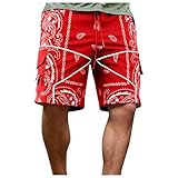 SRZYMJ Kurze Hosen Herren Sport Sportshorts Herren Unterhosen Herren Baumwolle Weiß...