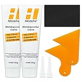 Hinrichs Spachtelmasse Weiß Innen 250 g - Wand Reparatur Weiss – Set aus 2x...