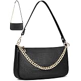 Damen Umhängetasche Kleine Schultertasche Kette Tasche PU Leder Handtaschen...