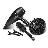 ghd air hair drying kit, professioneller Haartrockner mit Diffusor, Bürste, Clips und...